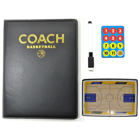 Папка тренерская "Баскетбол" с тактической доской Aerobix